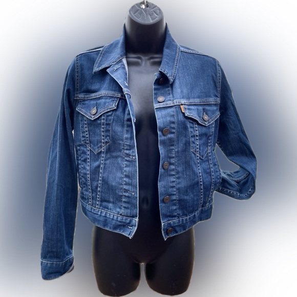 Orange Tab Levi’s Denim Jacket - Picture 1 of 8